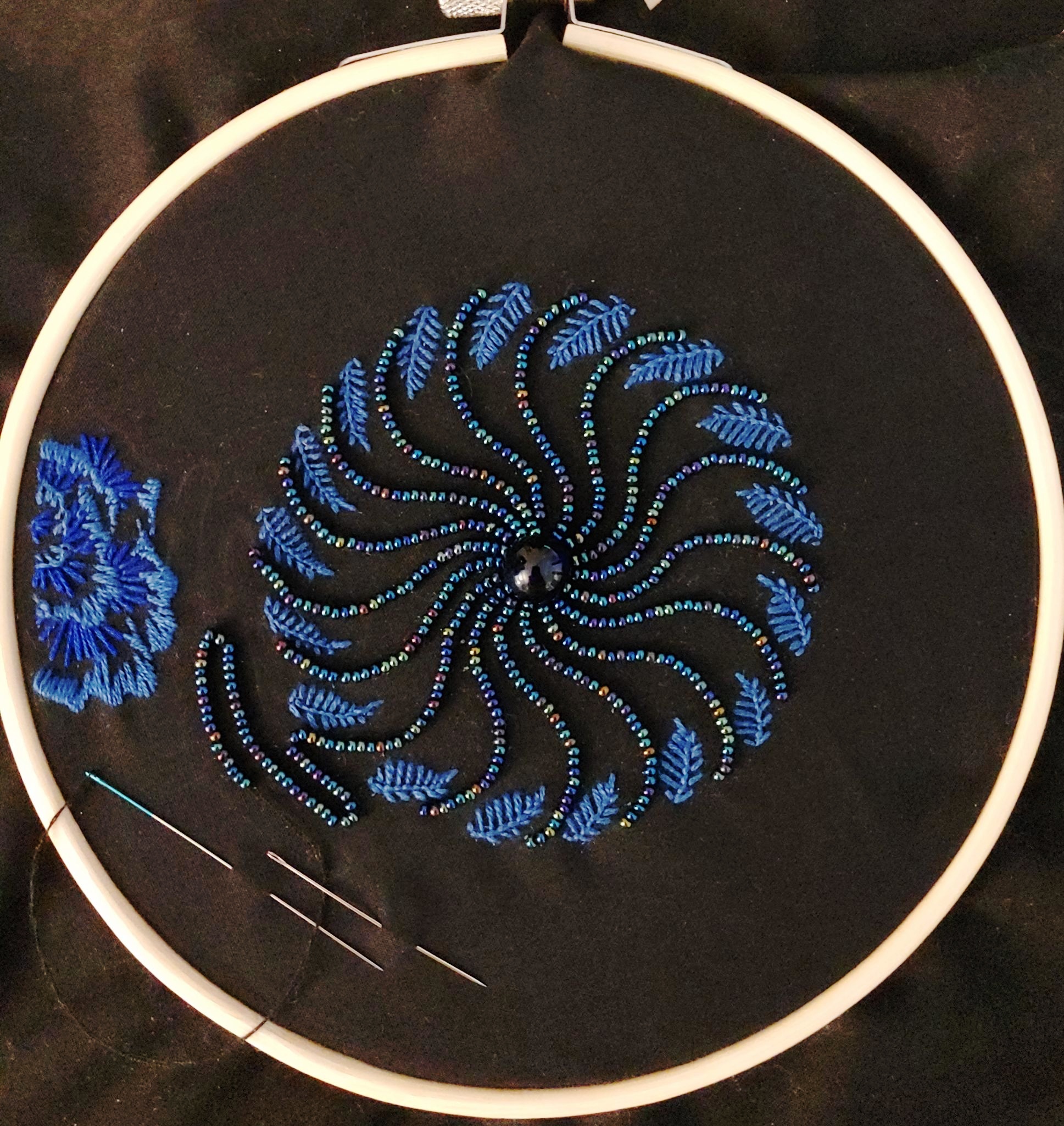 Descent embroidery prototype